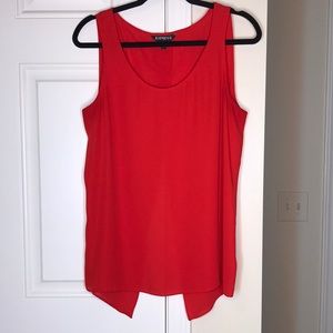 Express Medium Red Top Blouse Tank Top
